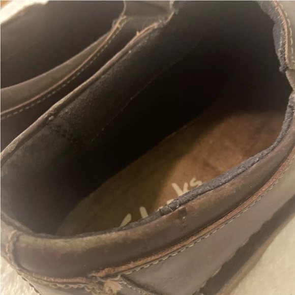 Clarks Men's Doby Double Gore Slip-On Loafer Dark Brown Size 10M - Picture 15 of 16